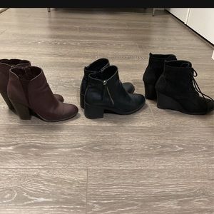 3 Pair Booties size 7